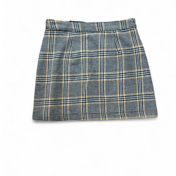 Y2K VTG. ABERCROMBIE PLAID ZIP UP MINI SKIRT MEDIUM‎ - Picture 5 of 7